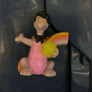 Disney purple Figurine Figment with rainbow vintage 1982